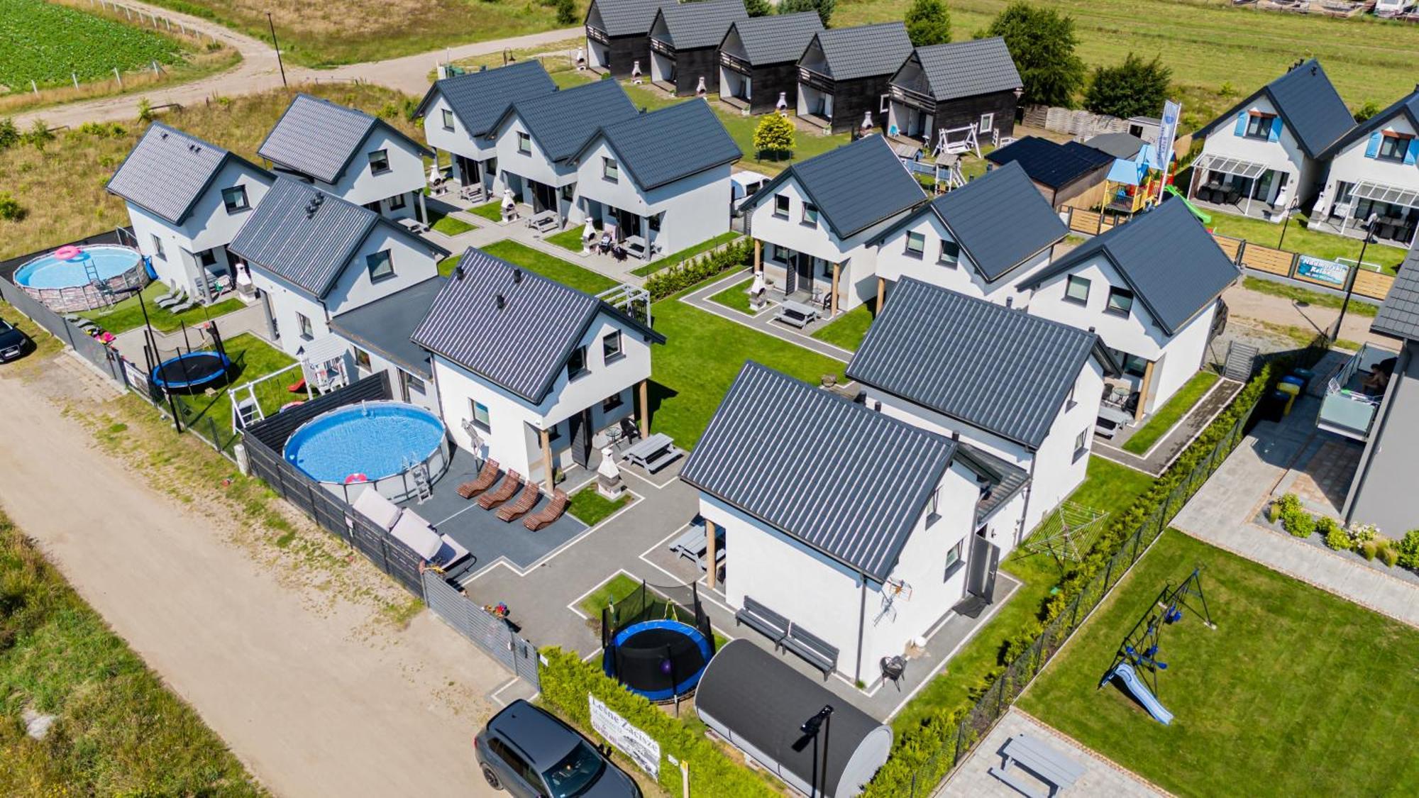 Domki Lesne Zacisze - Domki Z Basenem Jastrzebia Gora Ngoại thất bức ảnh